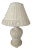 Vintage Wicker Table Lamp For Sale