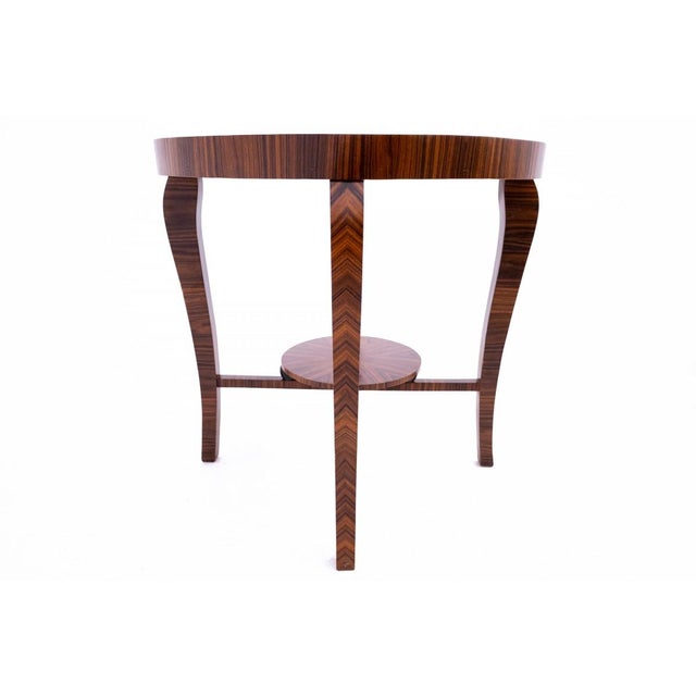 Polish Art Deco Coffee Table, 1950s For Sale - Image 4 of 9