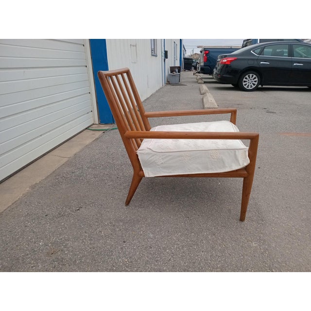 Brown Mid-Century Modern t.h. Robsjohn-Gibbings for Widdicomb Lounge Chair For Sale - Image 8 of 11