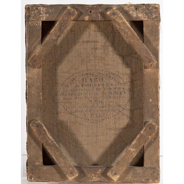 C. Leroy, Floral Still Life with Camellia and Daisies, Oil on Canvas For Sale - Image 9 of 14