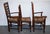 Textile Antique English Rush Seat Ladderback Dining Chairs, 1910s, Set of 6 For Sale - Image 7 of 18