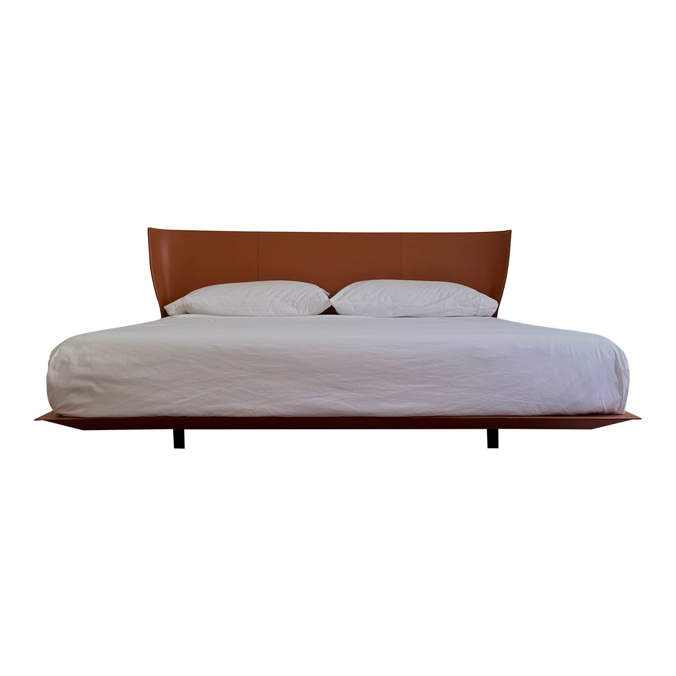 B&b Italia Alys King Bed by Buratti Brothers — Thick Leather