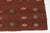 1960s Mid 20th Century Handwoven Brown Tribal Rug With Colorful Motifs For Sale - Image 5 of 10