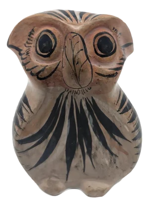 1960s Tonalá Mexico Owl Ceramic Figurine