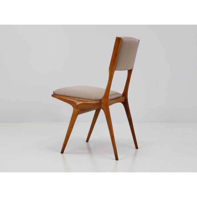 Dining Chairs by Carlo De Carli for Cassina, Italy, 1954, Set of 4 For Sale - Image 6 of 17