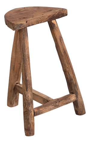 Antique Late Qing Dynasty Oriental Stool