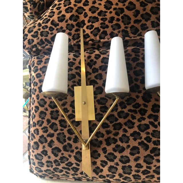 Pair of Mid Century Maison ArlusSconces, Circa 1950 For Sale In New York - Image 6 of 12