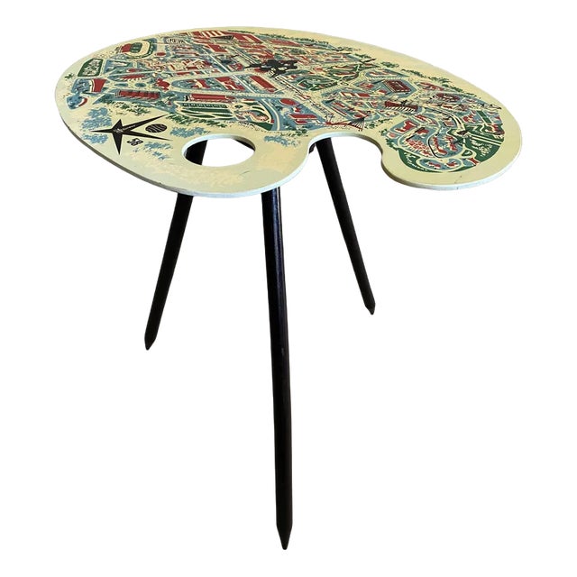 Mid-Century Bruxelles World Expo Side Table, 1958 For Sale