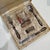 19th Century Silver Set of Cutlery (Fork, Knife, Spoon, Napkin Ring and Cup). 172 grams. Height: 8.27 in (21 cm) Width:...