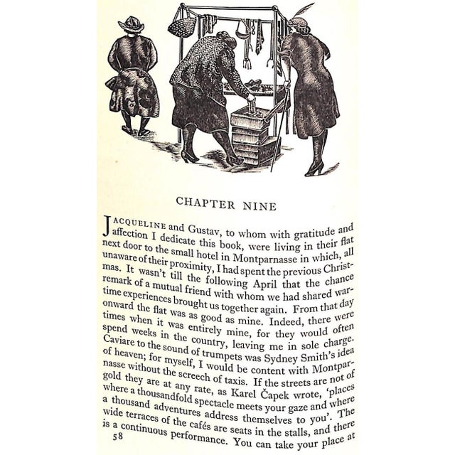 Paper "Coming Down the Seine" 1955 Gibbings, Robert For Sale - Image 7 of 12