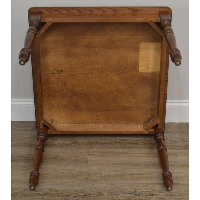 Athol Custom Crafted Solid Oak Childs Dining Table For Sale - Image 12 of 13