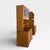 1990s Pair of Cottage Style Oak Hutch Cabinets With Glass Doors For Sale - Image 4 of 18