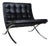 Barcelona Chair in Leather by Ludwig Mies Van Der Rohe for Knoll International For Sale