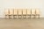 Postmodern Mario Bellini Style Italian Modern Cream Leather Wrapped High Back Dining Chairs, Set of Eight For Sale - Image 3 of 14