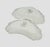 Late 19th Century Late 19th Century Victorian English Alfred Meakin Crescent Semi-Porcelain Bone Dishes With Scalloped Rims, Gold Trim, Floral Pattern - Pair For Sale - Image 5 of 12