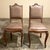 Set of 6 Antique Country French Louis XVI Dining Chairs With Leather For Sale - Image 10 of 18