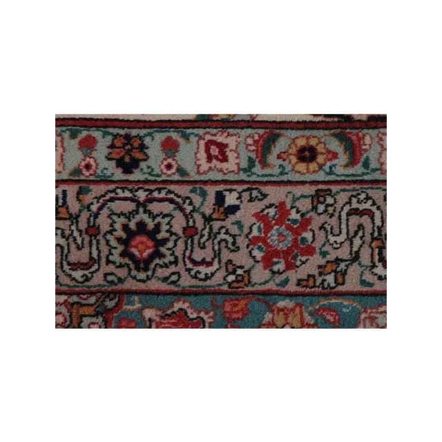 1960s 1960s Old Persian Tabriz Area Rug 12 X 19 For Sale - Image 5 of 12