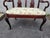 English Queen Anne Mahogany Loveseat / Bench 1930's For Sale - Image 9 of 12
