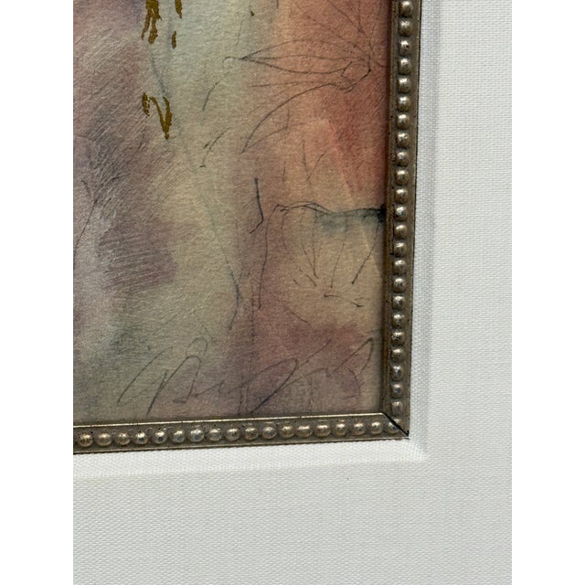 Wood Circa 2003 Gary Benfield "Quiet Movement I" Serigraph, Signed For Sale - Image 7 of 12
