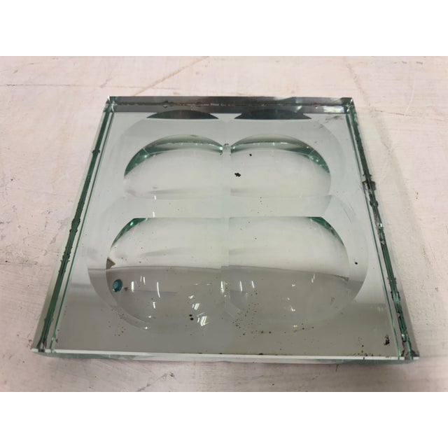 Vintage Italian Square Crystal Dish, 1950s For Sale - Image 6 of 10