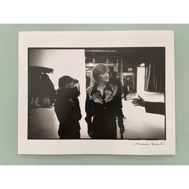 Michel Giniès Françoise Sagan in the Apostrophes studios, 1985 Format: 30 x 40 cm Silver print Sign This piece is...