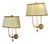 Vintage Italian Wall Lamps, 1940s-1950s, Set of 2 For Sale