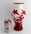 Antique Chinese Red and White Peking Glass Vase, Hand Carved, C1900, 10.75” For Sale - Image 12 of 12