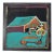Jimmy Lee Sudduth Folk Art Landscape Painting of Tractor and Barn For Sale