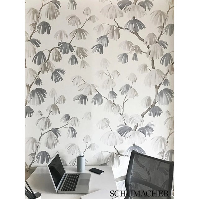 This listing is for a wallpaper sample only. A lush and romantic allover botanical with a sweeping scale and soft, sublime...