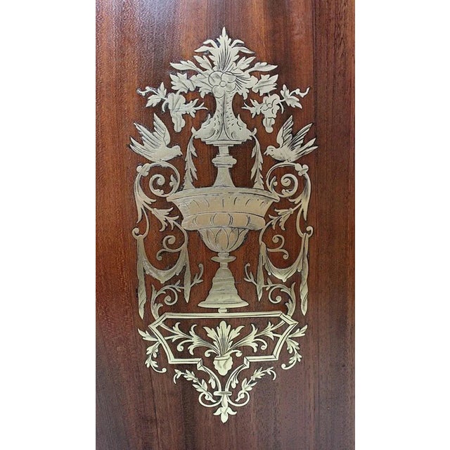 19th Century Louis XVI Style Mahogany Cabinet For Sale - Image 10 of 18