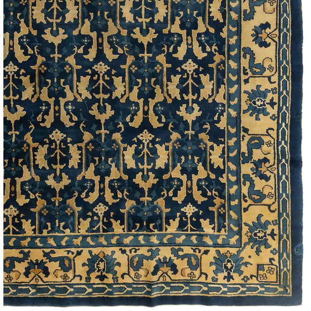 Vintage Circa 1940 Peking Chinese Rug 8ft X 10ft For Sale - Image 10 of 11