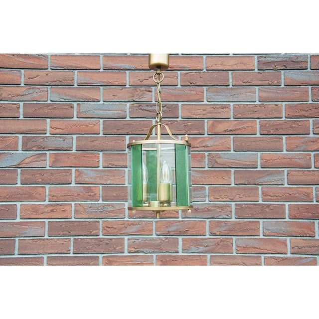 Metal Hanging Lamp, Poland, 1950s For Sale - Image 7 of 7