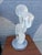 Mid 20th Century Monumental Textured Art Acrylic Abstract Sculpture on Brushed Aluminum Base by Sally Mattikow For Sale - Image 5 of 9