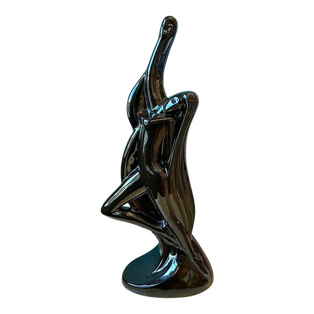 Vintage Haeger Ceramic Woman Sculpture For Sale