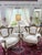 Late 20th Century Late 20th Century Pair of Ornate Rococo Revival Gilt Carved Armchairs Down Filled For Sale - Image 5 of 12