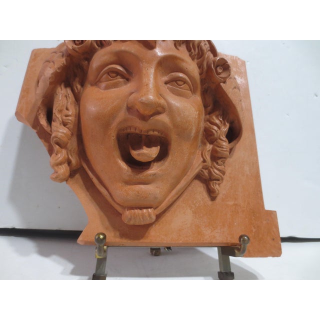 Mid 20th Century Puck Face Building Terra Cotta Tile For Sale - Image 5 of 11