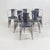 Metal Industrial Chairs in Metal and Wood, 1980s, Set of 6 For Sale - Image 7 of 8
