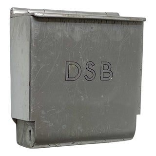 Vintage Garthe Wall Aluminum Ashtray from DSB Danish State Railways, 1970s For Sale