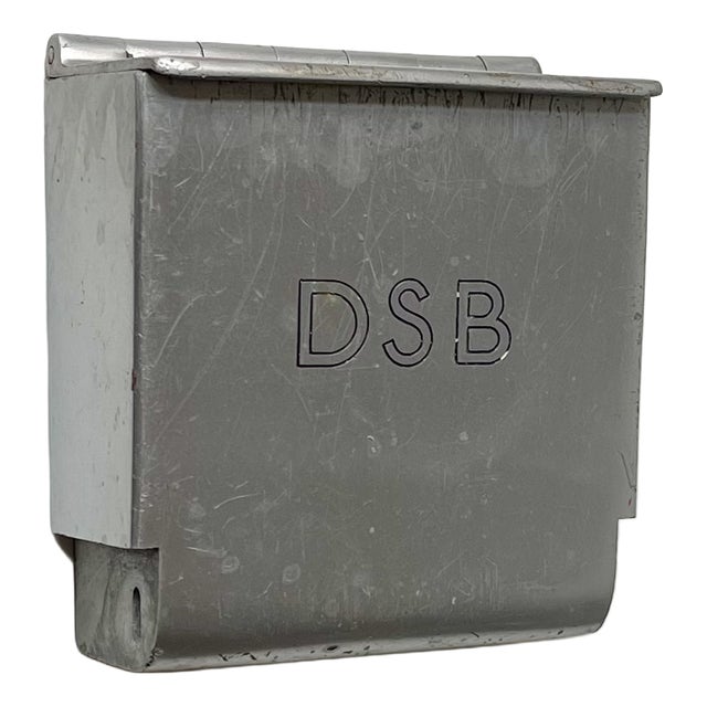 Vintage Garthe Wall Aluminum Ashtray from DSB Danish State Railways, 1970s For Sale