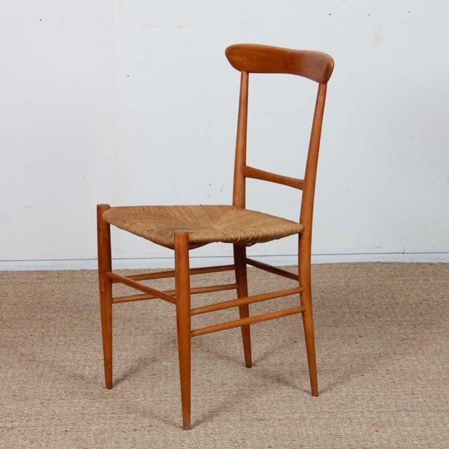Wood Italian Chairs by G.B. Marangone, 1960, Set of 4 For Sale - Image 7 of 12