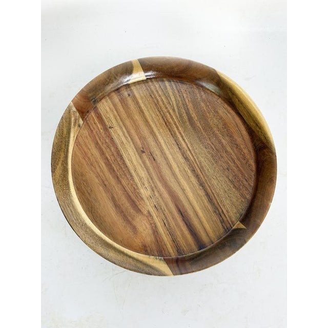 Wooden and Glass Pastry Tray by Zara Home, Set of 2 For Sale - Image 5 of 17