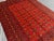 6'8" X 8'6" Vintage Turkmen Bashiri Soft Rug, Red & Brown Geometric Tribal Wool Pile Area Rug For Sale - Image 6 of 9