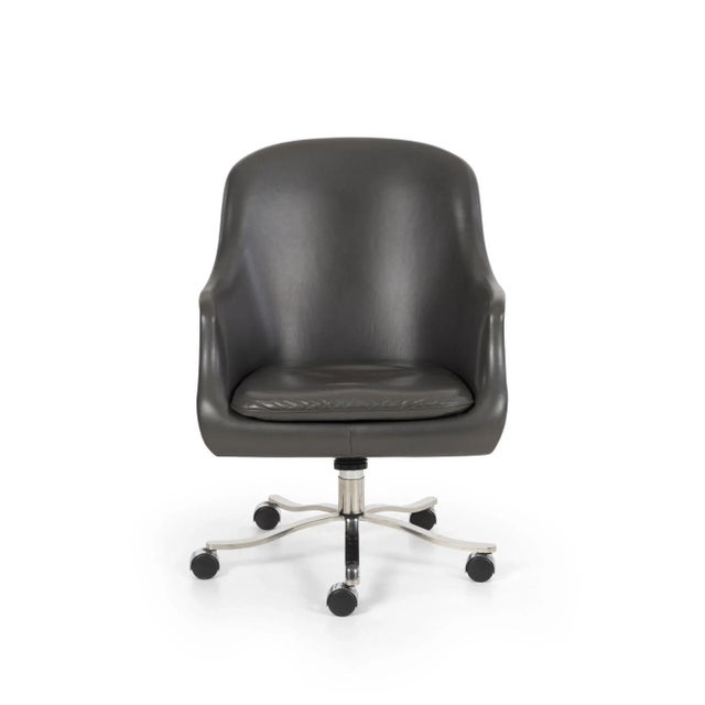 1964 Nicos Zographos Bucket Desk Chair For Sale - Image 10 of 10