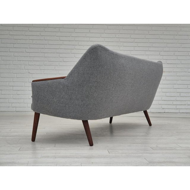 Danish Model 58 Sofa in Wool and Teak by Kurt Østervig, 1960s For Sale - Image 17 of 18
