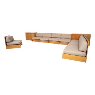 Mid-Century Modern Modular Seating Set, Italy, 1960s, Set of 8 For Sale