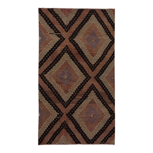 Vintage Sumakh Wool Rug 4 X 7 For Sale