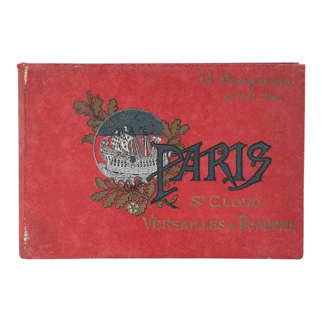 Early 20th Century Paris et ses Environs, St. Cloud, Versaille & Trianons by Neurdein Freres French & English Book For Sale