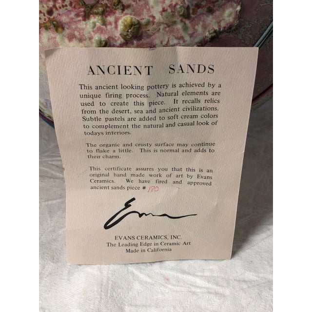 Mid 20th Century Tony Evans Raku Oversized Vessel For Sale - Image 11 of 12