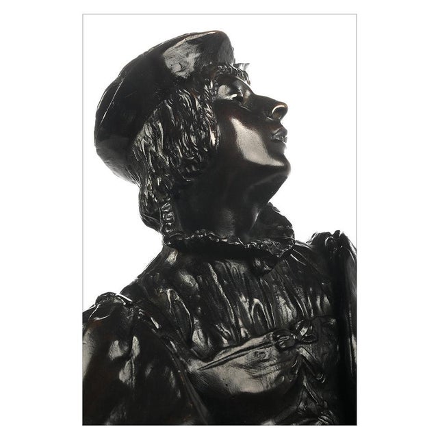 Bronze Gringoire Sculpture by Paul Filhastre For Sale - Image 5 of 7