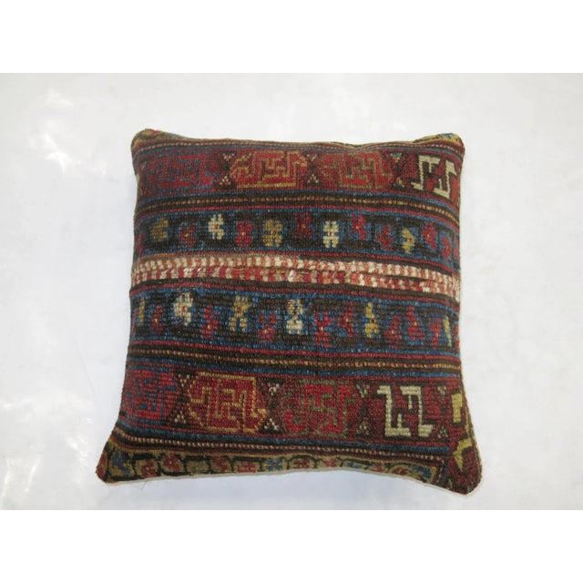 Rustic Traditional Rustic Rug Pillow For Sale - Image 3 of 3